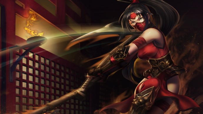 Crimson Akali Chinese